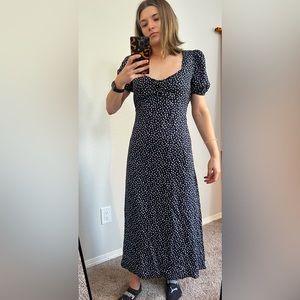 Reformation maxi dress size L